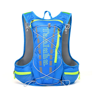 Lightweight Running Hydration Vest Backpack 15L Outdoor Trail Running Marathon Cycling Hiking Climbing Outdoor Sport Bag Pack XL