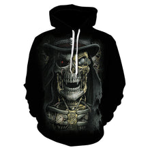 Load image into Gallery viewer, Tide Brand Sweater Baseball Uniform Halloween Skull
