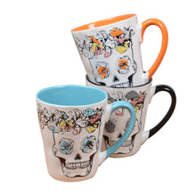 Load image into Gallery viewer, Skull Cup Creative Ceramic Mug Personality Couple Cup Large Capacity Drinking Cup Home Coffee Cup Tea Cup
