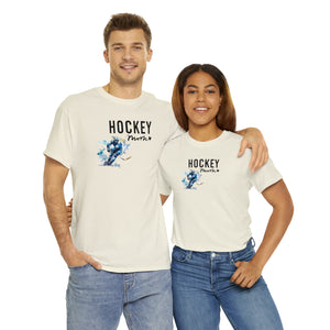 Hockey mom, Mom Hockey, Hockey gift for coach, mom love hockeyvUnisex Heavy Cotton Tee