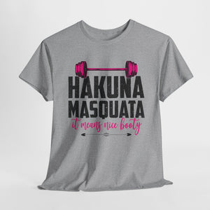 Hakuna Gym Shirt, Fitness shirt Unisex Heavy Cotton Tee
