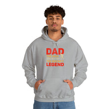 Load image into Gallery viewer, Dad hockey shirt, dad legend sweatshirt, hockey shirt for dad Unisex Heavy Blend™ Hooded Sweatshirt
