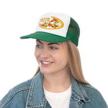 Load image into Gallery viewer, Trucker Caps pizza hats, kids pizza hats, pizza for kids/adult hats
