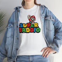 Load image into Gallery viewer, Super Dadoio, Daddi gift, Grandfather gift, Heavy Cotton Tee
