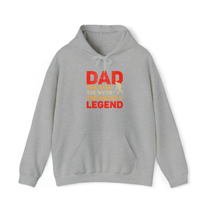 Dad hockey shirt, dad legend sweatshirt, hockey shirt for dad Unisex Heavy Blend™ Hooded Sweatshirt