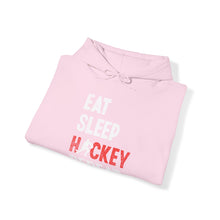 Load image into Gallery viewer, Eat sleep Hockey repeat gift, coach idea gift Unisex Heavy Blend™ Hooded Sweatshirt
