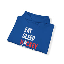 Load image into Gallery viewer, Eat sleep Hockey repeat gift, coach idea gift Unisex Heavy Blend™ Hooded Sweatshirt
