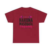 Load image into Gallery viewer, Hakuna Gym Shirt, Fitness shirt Unisex Heavy Cotton Tee
