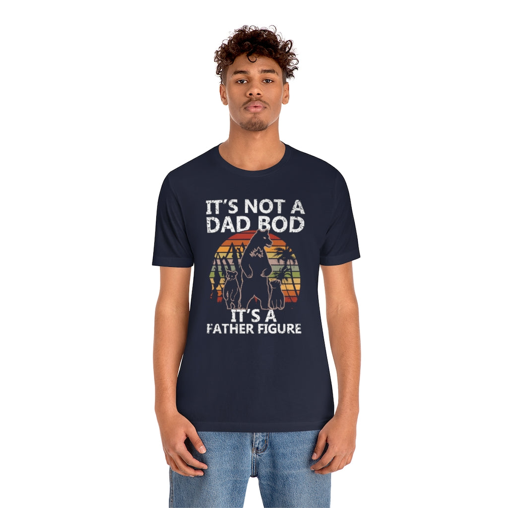 Printswear Personalized T shirt, gift for papa, grandpa dad, Birthday gift idea for dad, step dad, father figure dad,Unisex Jersey Short Sleeve Tee