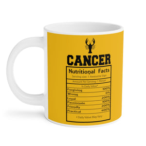 Printswear Cancer zodiac Mug gift, Birthday gift idea for july horoscope sign zodiac Mug Ceramic Mugs (11oz\15oz\20oz)