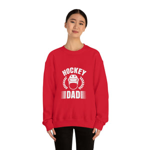 Hockey dad, day birthday gift, Hockey proud dad Unisex Heavy Blend™ Crewneck Sweatshirt