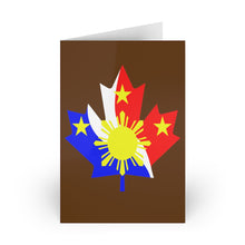 Load image into Gallery viewer, Printswear Philippine Flag card, Canadian Flag Greeting Cards (1 or 10-pcs)
