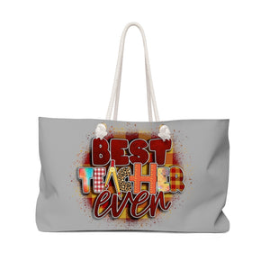 Printswear Teacher gift bag, teacher birthday gift idea, teacher end of school gift  Weekender Bag