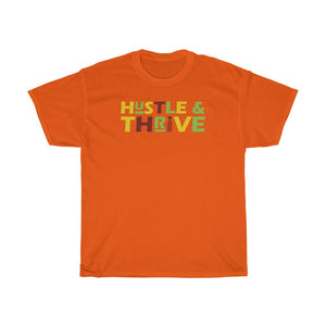 Hustle shirt, Thrive shirt, Hustle & thrive shirt, inspirational shirt Unisex Heavy Cotton Tee