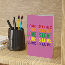 Load image into Gallery viewer, Printswear Greeting card for pride, card for pride lauch Greeting Cards (1 or 10-pcs)
