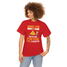 Load image into Gallery viewer, Printswear Camper shirt for husband and wife, dad mom grandpa camper park shirt,Unisex Heavy Cotton Tee
