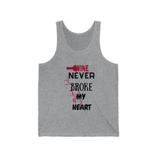 Load image into Gallery viewer, WINE Unisex Jersey Tank
