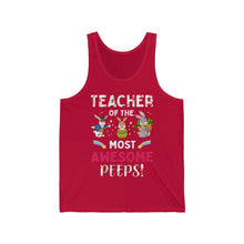 Load image into Gallery viewer, Teachers Awesome Unisex Jersey Tank
