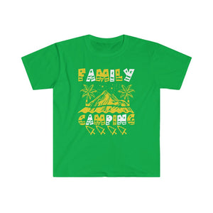 Printswear Camping family shirt, summer shirt for camping, family trip Unisex Softstyle T-Shirt