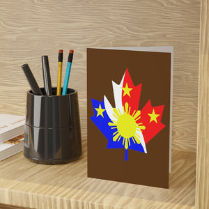 Printswear Philippine Flag card, Canadian Flag Greeting Cards (1 or 10-pcs)