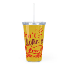 Load image into Gallery viewer, Gift idea,Valentines gift, Summer tumbler, Plastic Tumbler with Straw
