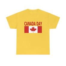 Load image into Gallery viewer, Printswear Canada day, Happy Canada day shirt, gift for canada day, canada shirt Unisex Heavy Cotton Tee
