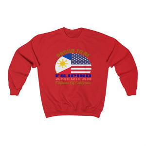 Filipino American,PhilAm, Filipino of California Unisex Heavy Blend™ Crewneck Sweatshirt
