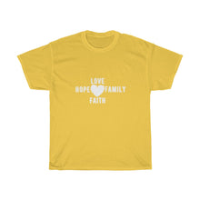 Load image into Gallery viewer, Love/Hope Unisex Heavy Cotton Tee
