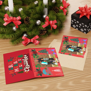 PERSONALIZE FAMILY Christmas Greeting Cards,Company Greeting cards (1 or 10-pcs)