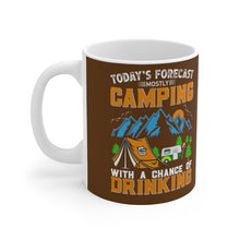 Load image into Gallery viewer, Printswear Camping mug, summer camping mug, camping in the woods mug, gift mug for camping Ceramic Mugs (11oz15oz20oz)

