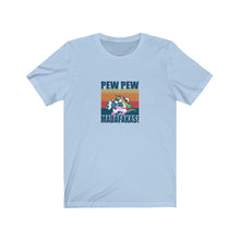 Load image into Gallery viewer, PEW PEW Unisex Jersey Short Sleeve Tee
