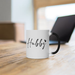Printswear Hubby mug, Wedding mug Hubby gift, Weeding gift idea mug, Color Changing Mug