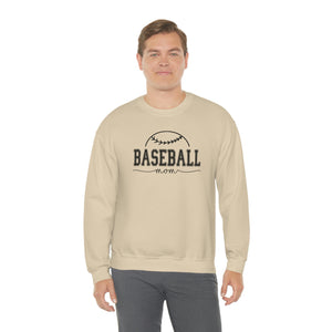 Baseball mom, Baseball Mom gift, summer baseball game shirt, Unisex Heavy Blend™ Crewneck Sweatshirt