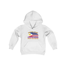 Load image into Gallery viewer, Filipino American, FhilAm kids, Pinoy of California Youth Heavy Blend Hooded Sweatshirt
