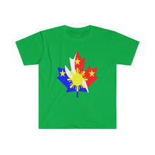 Load image into Gallery viewer, Printswear Pinoy flag shirt, Canadian flag shirt, Philippine Canadian shirt Unisex Softstyle T-Shirt
