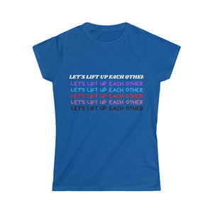 LET'S LIFT UP Women's Softstyle Tee