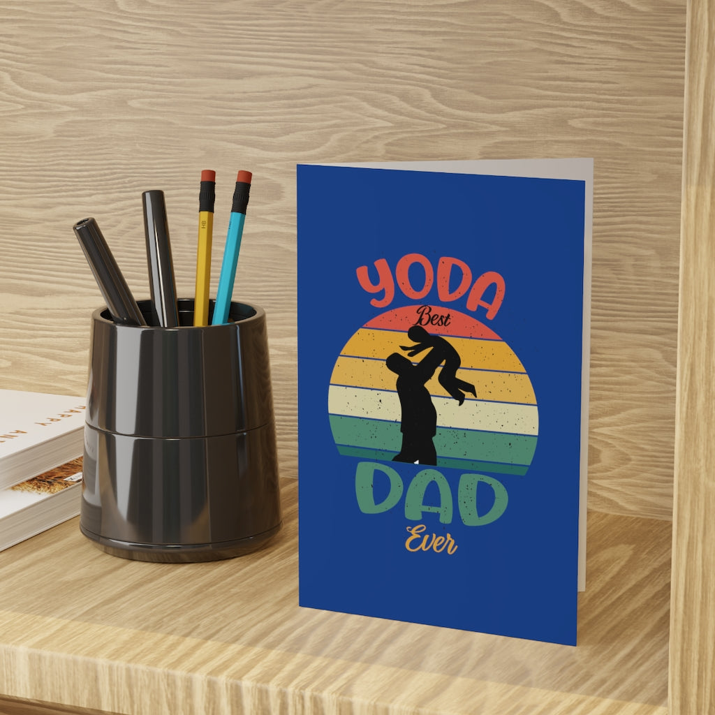 Printswear dad birthday card, daddys fathers day card, daddys grandpa birthday card, Greeting Cards (1 or 10-pcs)