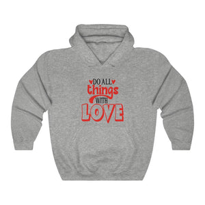 Love, Valentines gift, Do for love ,Unisex Heavy Blend™ Hooded Sweatshirt