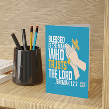 Load image into Gallery viewer, Printswear Greeting Cards Blessed the man card  (1 or 10-pcs)
