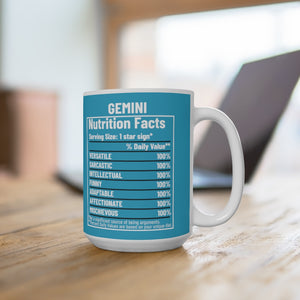 Printswear Personalized Mug, Gifts for kids, Women Men, Mom dad, Gemini coffee mug, Birthday Mug Zodiac gift,Ceramic Mugs (11oz\15oz\20oz)