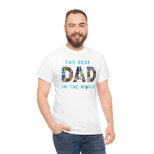 Load image into Gallery viewer, Personalize Dad Picture Collage, Birthday gift idea, fathers day gift for dad, grandpa gift idea Unisex Heavy Cotton Tee
