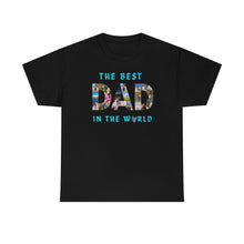 Load image into Gallery viewer, Personalize Dad Picture Collage, Birthday gift idea, fathers day gift for dad, grandpa gift idea Unisex Heavy Cotton Tee
