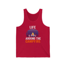 Load image into Gallery viewer, Fire Unisex Jersey Tank
