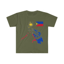 Load image into Gallery viewer, Philippine Flag shirt,Pilipinas kong mahal, Softstyle T-Shirt
