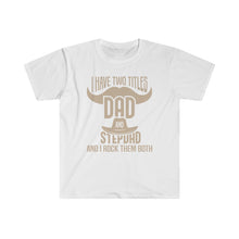Load image into Gallery viewer, Printswear Personalized T shirt, Fathers day gift, Gift for dad grandpa and papa, Birthday gift, Christmas day Unisex Softstyle T-Shirt
