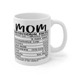 Mom mug, Mothers day gift, Valentines gift,White Ceramic Mug