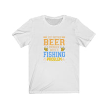 Load image into Gallery viewer, Printswear Personalized T shirt, gift for dad uncle grandpa,Beer fishing shirt, birthday gift for dad Unisex Jersey Short Sleeve Tee
