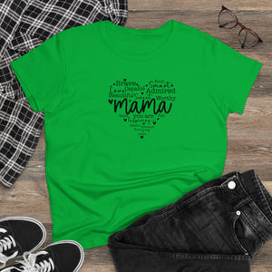 Mom's gift, Grandma gift, Mothers day gift, Happy Mothers day gift Women's Midweight Cotton Tee