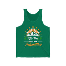 Load image into Gallery viewer, Adventure time, summer tank,camping tank,Unisex Jersey Tank
