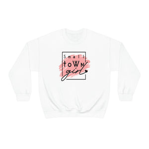 Small town girl, gift for friend, friends gift idea, town girl Unisex Heavy Blend™ Crewneck Sweatshirt